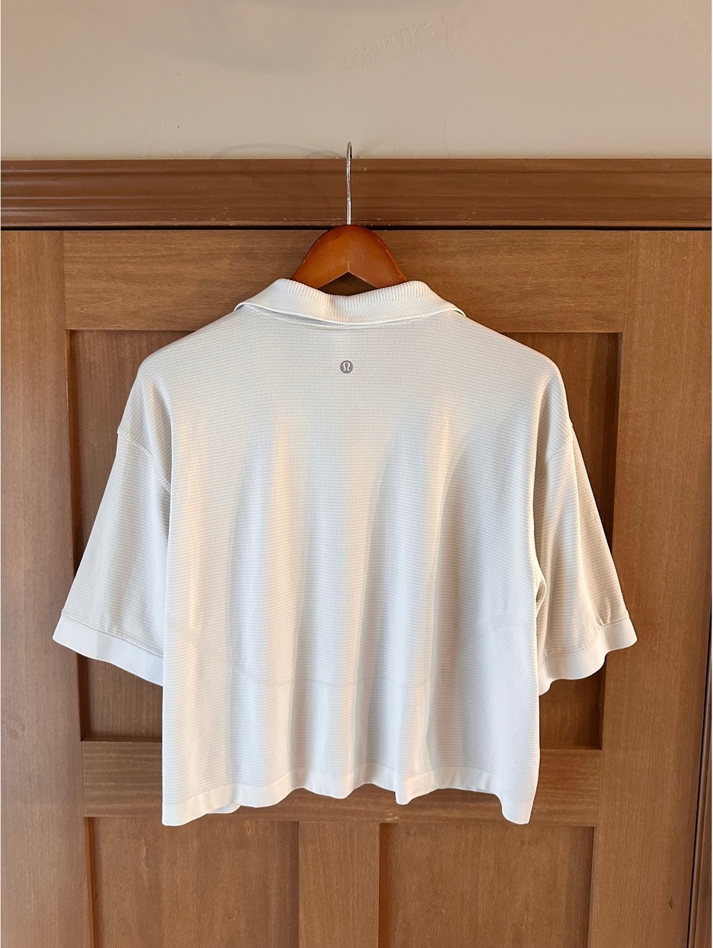 Lululemon Swiftly Tech Relaxed-Fit Polo Shirt in White Women’s size 14 LW3GMJS - Picture 6 of 14